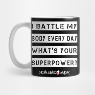 Chronic Superhero (white) Mug